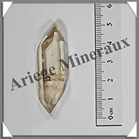 CITRINE (Naturelle)- BIPOINTE - 47x16x9 mm - 10 grammes - R026