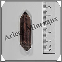 CITRINE (Naturelle)- BIPOINTE - 45x15x9 mm - 9 grammes - R027