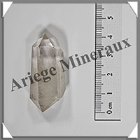 CRISTAL de ROCHE - BIPOINTE - 40x18x17 mm - 15 grammes - R002