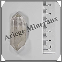 CRISTAL de ROCHE - BIPOINTE - 40x18x17 mm - 15 grammes - R002