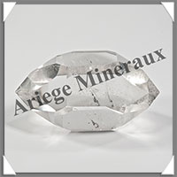 CRISTAL de ROCHE - BIPOINTE - 48x30x25 mm - 34 grammes - R003