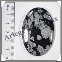 CHRYSANTEME STONE - Galet de Massage - 35 grammes - 60x40 mm - A001