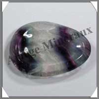 FLUORITE (Arc en Ciel) - Galet de Massage - 35 grammes - 50x35 mm - C006