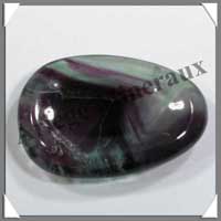 FLUORITE (Arc en Ciel) - Galet de Massage - 35 grammes - 50x35 mm - C007