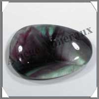 FLUORITE (Arc en Ciel) - Galet de Massage - 35 grammes - 50x35 mm - C007