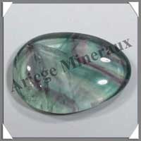 FLUORITE (Arc en Ciel) - Galet de Massage - 35 grammes - 50x35 mm - C008