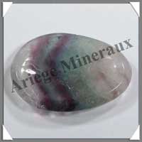 FLUORITE (Arc en Ciel) - Galet de Massage - 35 grammes - 50x35 mm - C011