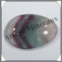 FLUORITE (Arc en Ciel) - Galet de Massage - 35 grammes - 50x35 mm - C011