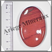 JASPE ROUGE - Galet de Massage - 35 grammes - 60x40 mm - A001