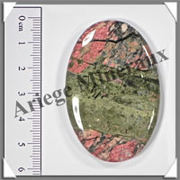UNAKITE - Galet de Massage - 35 grammes - 60x40 mm - A001