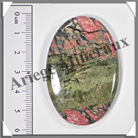 UNAKITE - Galet de Massage - 35 grammes - 60x40 mm - A001