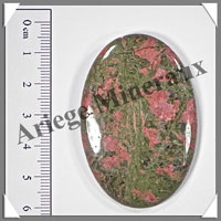 UNAKITE - Galet de Massage - 35 grammes - 60x40 mm - A002