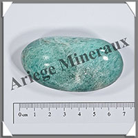 AMAZONITE - Galet de Soins - 127 grammes - 70x40x30 mm - Y001