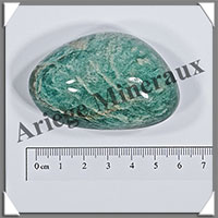 AMAZONITE - Galet de Soins - 130 grammes - 70x40x30 mm - Y002
