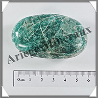 AMAZONITE - Galet de Soins - 61 grammes - 58x35x20 mm - Y012