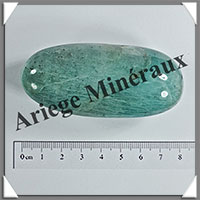 AMAZONITE - Galet de Soins - 101 grammes - 74x33x32 mm - Y108