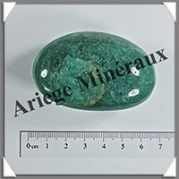 AMAZONITE - Galet de Soins - 85 grammes - 58x36x28 mm - Y109