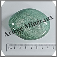 AMAZONITE - Galet de Soins - 132 grammes - 67x52x19 mm - Y112
