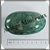 AMAZONITE - Galet de Soins - 199 grammes - 78x46x33 mm - Y117