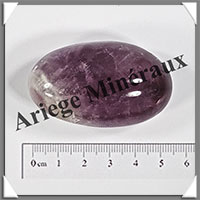 AMETHYSTE - Galet de Soins - 54 grammes - 52x30x23 mm - Y001