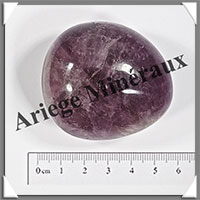 AMETHYSTE - Galet de Soins - 102 grammes - 52x47x31 mm - Y002
