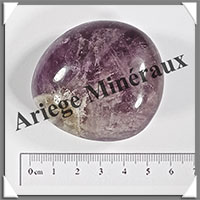AMETHYSTE - Galet de Soins - 102 grammes - 52x47x31 mm - Y002