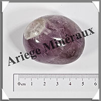 AMETHYSTE - Galet de Soins - 69 grammes - 44x36x30 mm - Y003