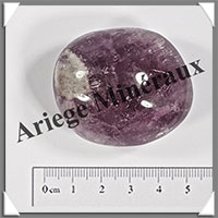 AMETHYSTE - Galet de Soins - 62 grammes - 45x38x26 mm - Y010