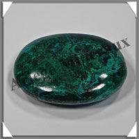 CHRYSOCOLLE-MALACHITE - Galet de Soins - 70 grammes - 60x40x8 mm - A008