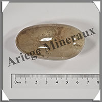CITRINE (Naturelle) - Galet de Soins - 100 grammes - 66x33x30 mm - R009