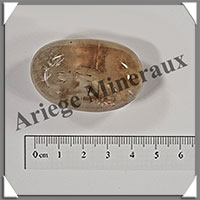 CITRINE (Naturelle) - Galet de Soins - 48 grammes - 45x27x20 mm - R016