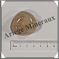 CITRINE (Naturelle) - Galet de Soins - 46 grammes - 38x36x20 mm - R021