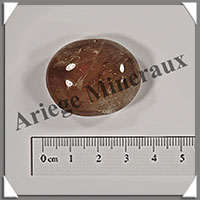 CITRINE (Naturelle) - Galet de Soins - 22 grammes - 33x26x13 mm - R031