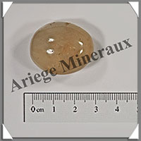 CITRINE (Naturelle) - Galet de Soins - 19 grammes - 30x25x14 mm - R032