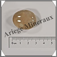 CITRINE (Naturelle) - Galet de Soins - 19 grammes - 30x25x14 mm - R032