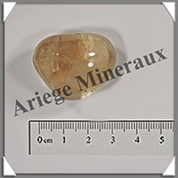 CITRINE (Naturelle) - Galet de Soins - 28 grammes - 35x27x21 mm - R033