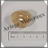 CITRINE (Naturelle) - Galet de Soins - 28 grammes - 35x27x21 mm - R033
