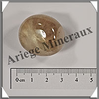 CITRINE (Naturelle) - Galet de Soins - 26 grammes - 30x26x20 mm - R037