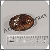 CITRINE (Naturelle) - Galet de Soins - 20 grammes - 37x27x17 mm - R040