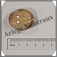 CITRINE (Naturelle) - Galet de Soins - 19 grammes - 30x25x13 mm - R045