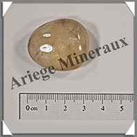 CITRINE (Naturelle) - Galet de Soins - 21 grammes - 31x28x12 mm - R048