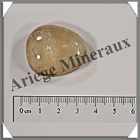CITRINE (Naturelle) - Galet de Soins - 21 grammes - 31x28x12 mm - R048