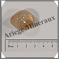 CITRINE (Naturelle) - Galet de Soins - 19 grammes - 28x20x20 mm - R049