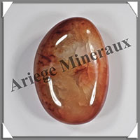 CORNALINE - Galet de Soins - 180 grammes - 77x54x28 mm - R002