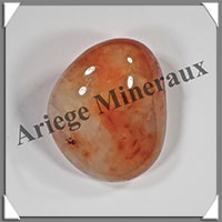 CORNALINE - Galet de Soins - 107 grammes - 59x48x28 mm - R007