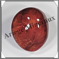 CORNALINE - Galet de Soins - 294 grammes - 80x66x45 mm - R008