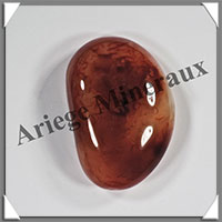 CORNALINE - Galet de Soins - 82 grammes - 60x41x22 mm - R014