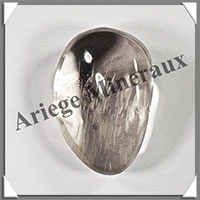 CRISTAL de ROCHE Fum - Galet de Soins - 123 grammes - 62x44x32 mm - R001