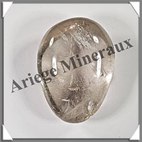 CRISTAL de ROCHE Fum - Galet de Soins - 133 grammes - 65x48x30 mm - R008