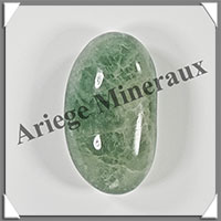 FLUORITE VERTE - Galet de Soins - 53 grammes - 49x29x21 mm - Y001